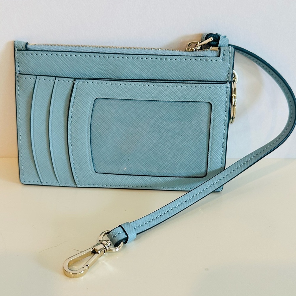 Kate Spade Blue Spencer Slim Crossbody Bag & Matching Wallet, New Without Tags - Picture 7 of 12